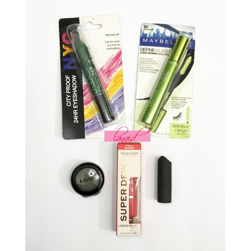 BUNDLE Makeup Revolution NYX Bite Beauty NYC Maybelline Blush Lipstick Eyeshadow